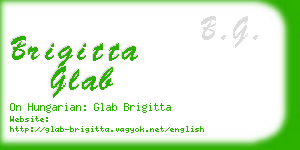 brigitta glab business card